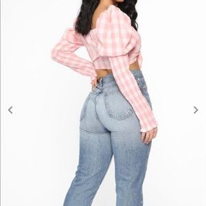 Picnic In Capri Top - Pink/Combo